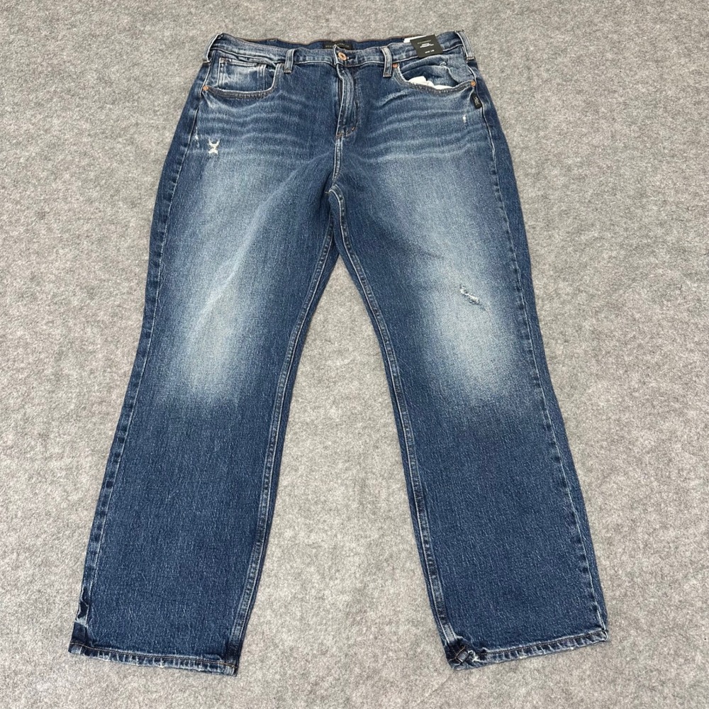 NEW Silver Jeans Co Frisco Straight Leg Mens 32x28 Blue High Rise Eco Friendly
